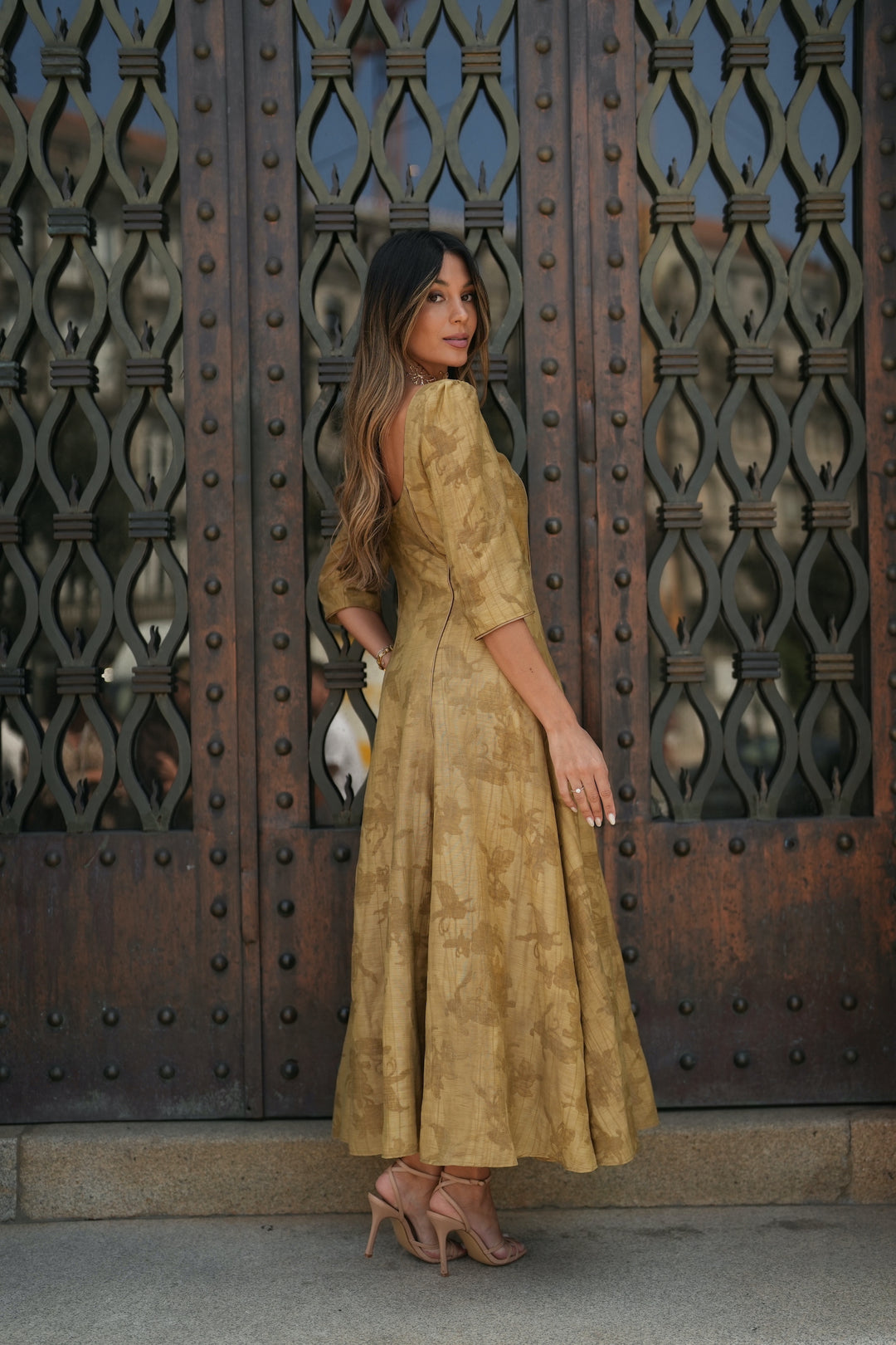 ROBE CAMILLE GRIS CHAUD