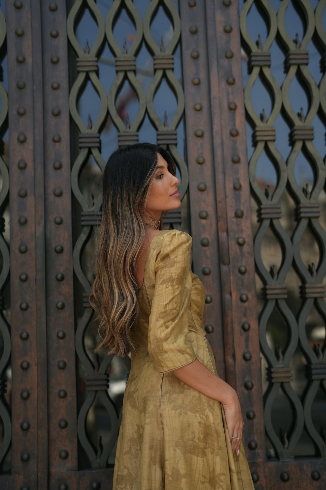 ROBE CAMILLE GRIS CHAUD