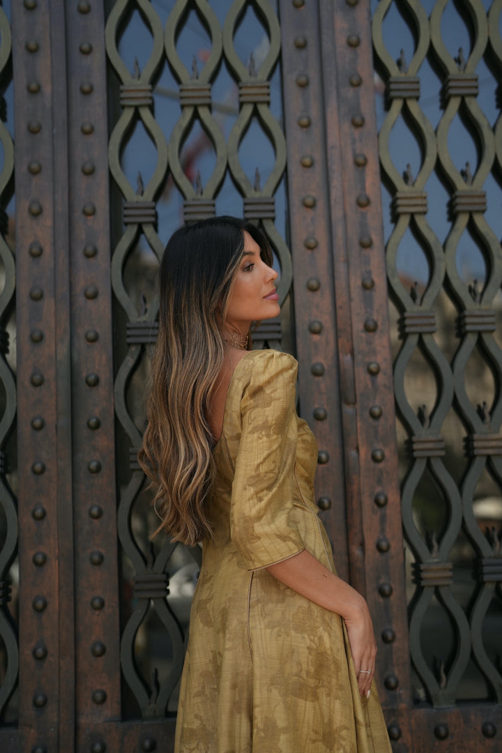 ROBE CAMILLE GRIS CHAUD