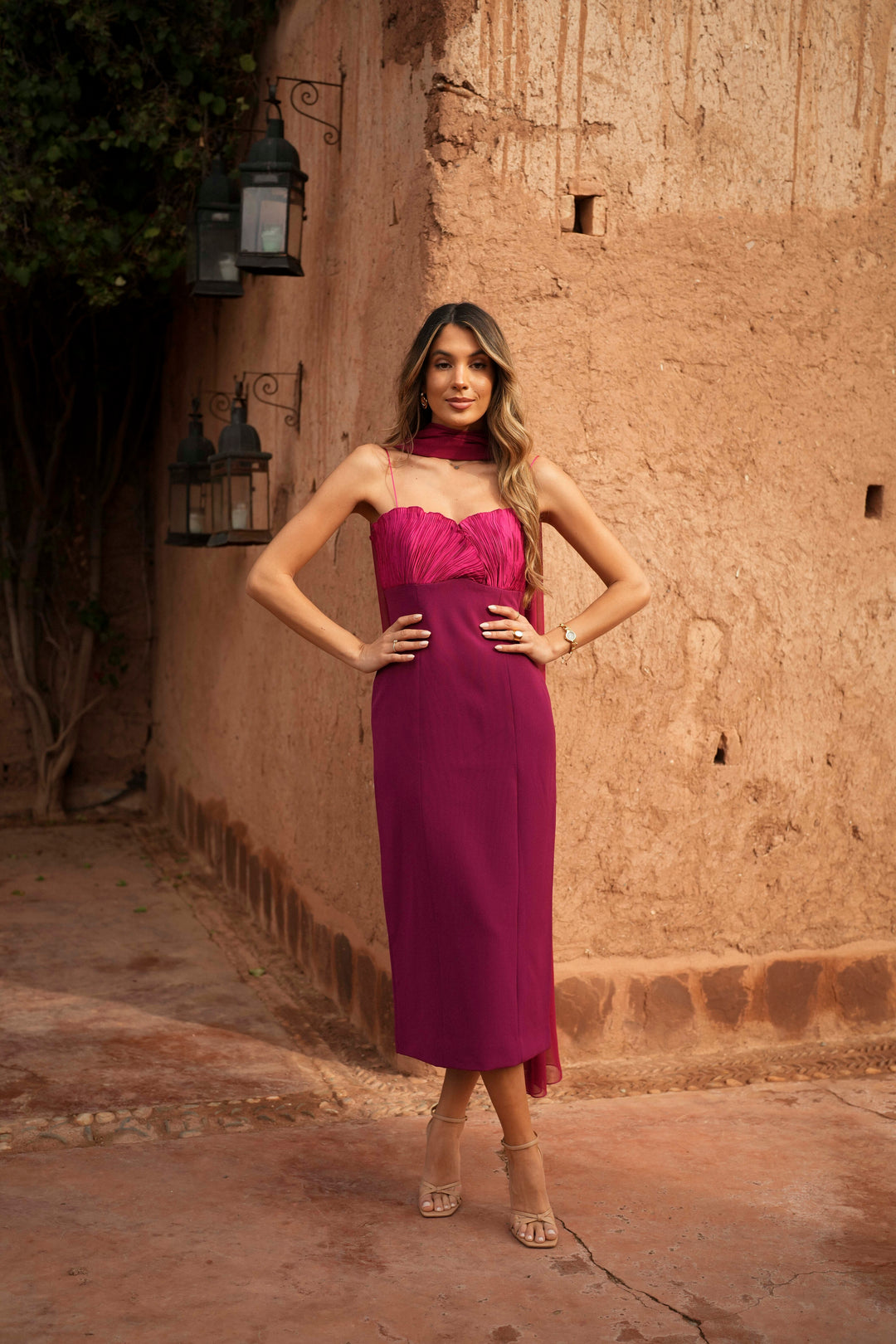 ALBA MAGENTA DRESS Gendolina ALBA MAGENTA DRESS Gendolina