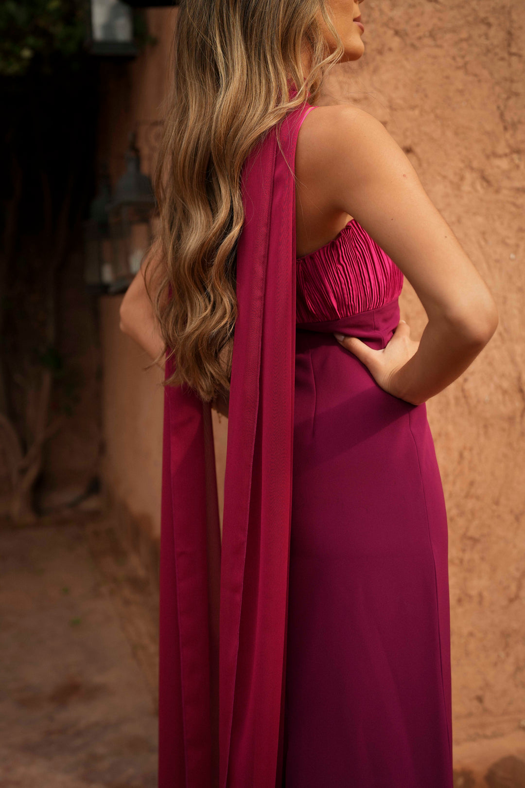 ALBA MAGENTA DRESS