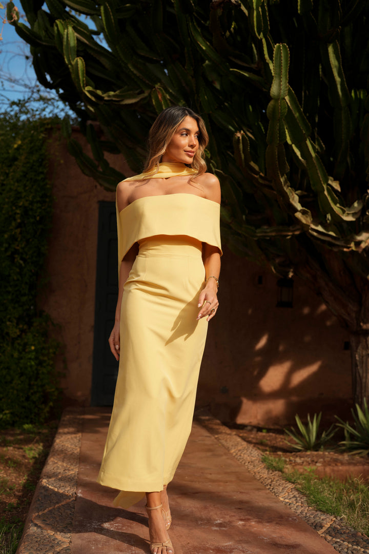 VESTIDO VELERO AMARILLO