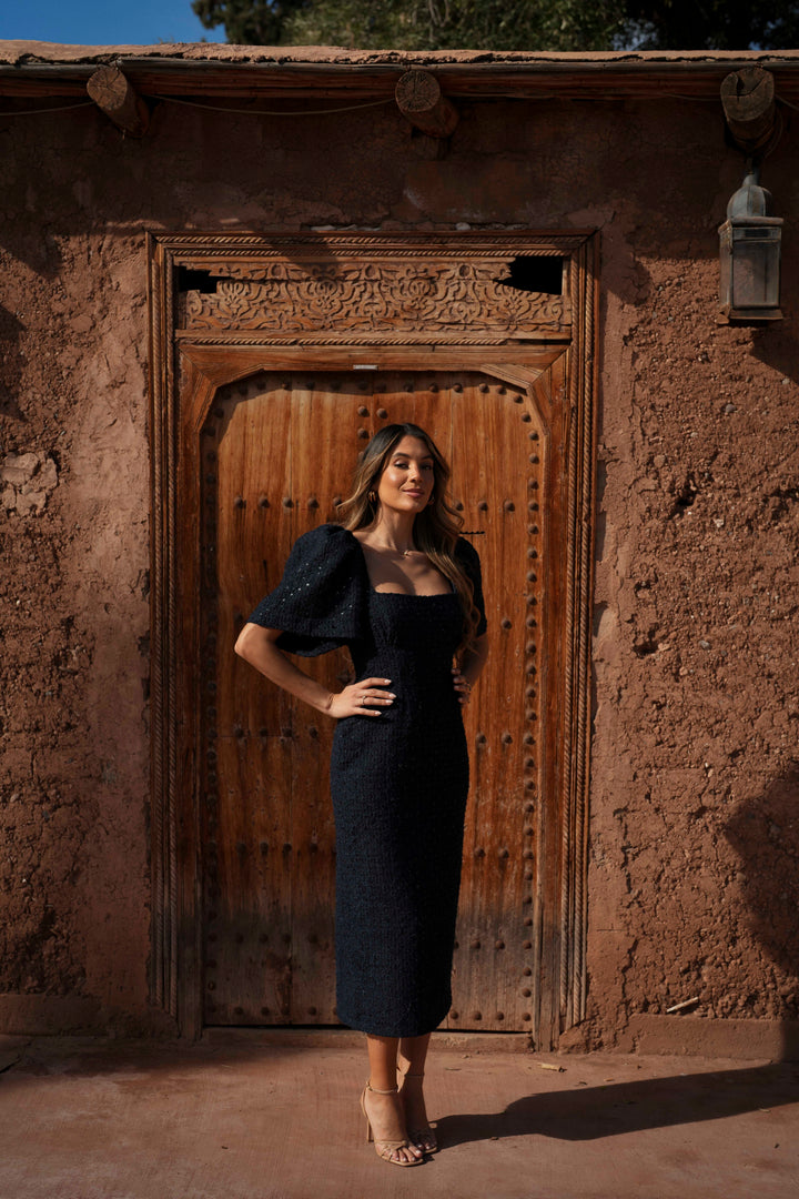 VESTIDO ÉLIA AZUL MARINO