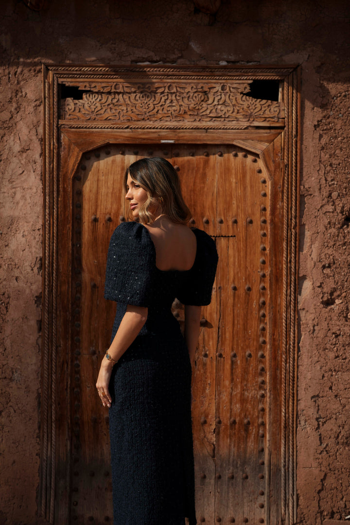 VESTIDO ÉLIA AZUL MARINO