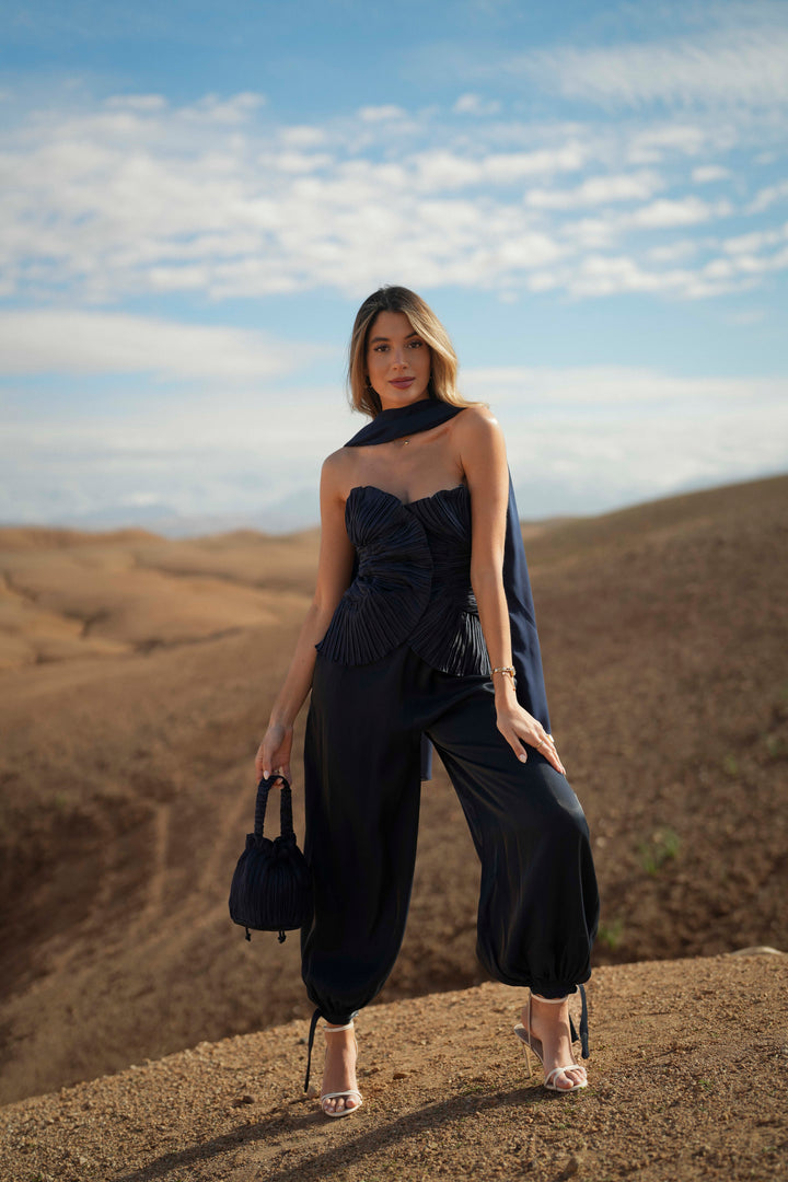 PANTALON BLEU MARINE TANGIER