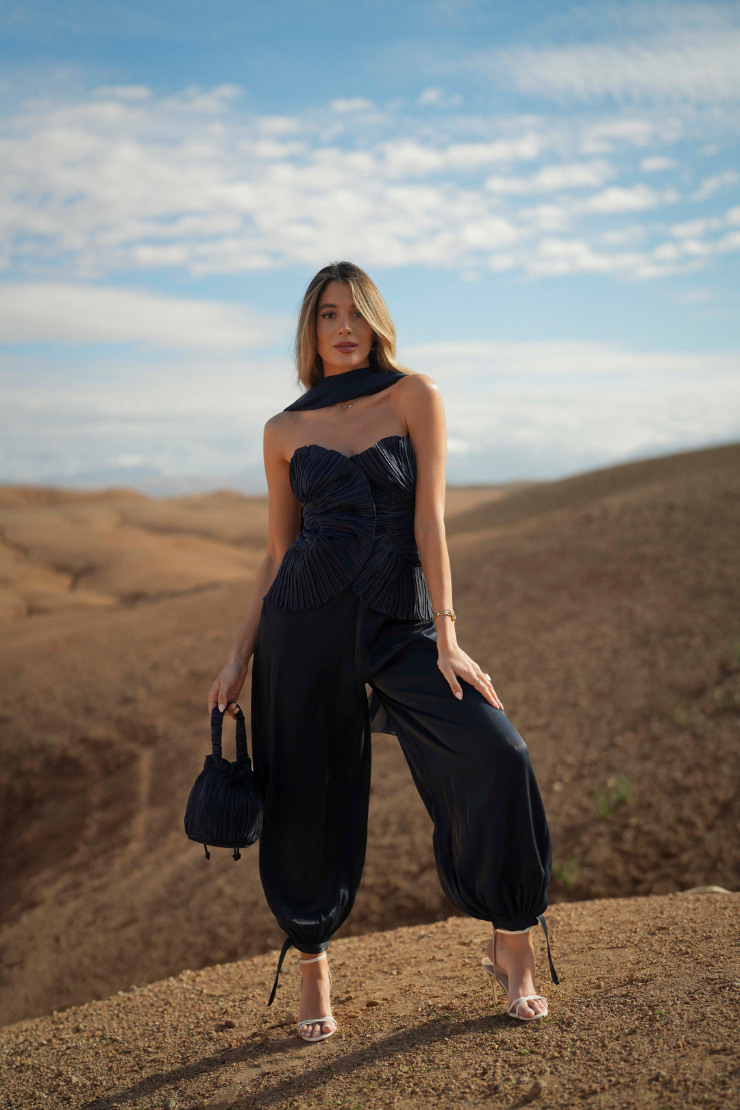 PANTALON BLEU MARINE TANGIER