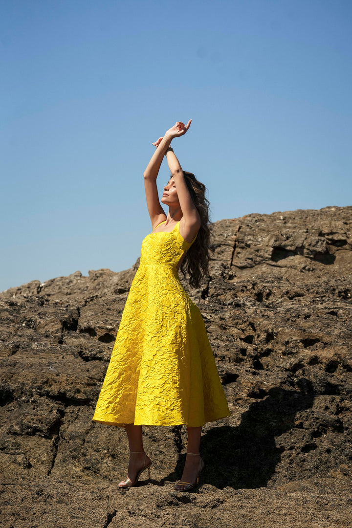 MARTINA YELLOW DRESS