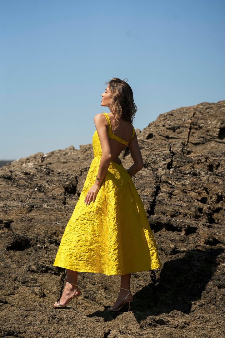MARTINA YELLOW DRESS
