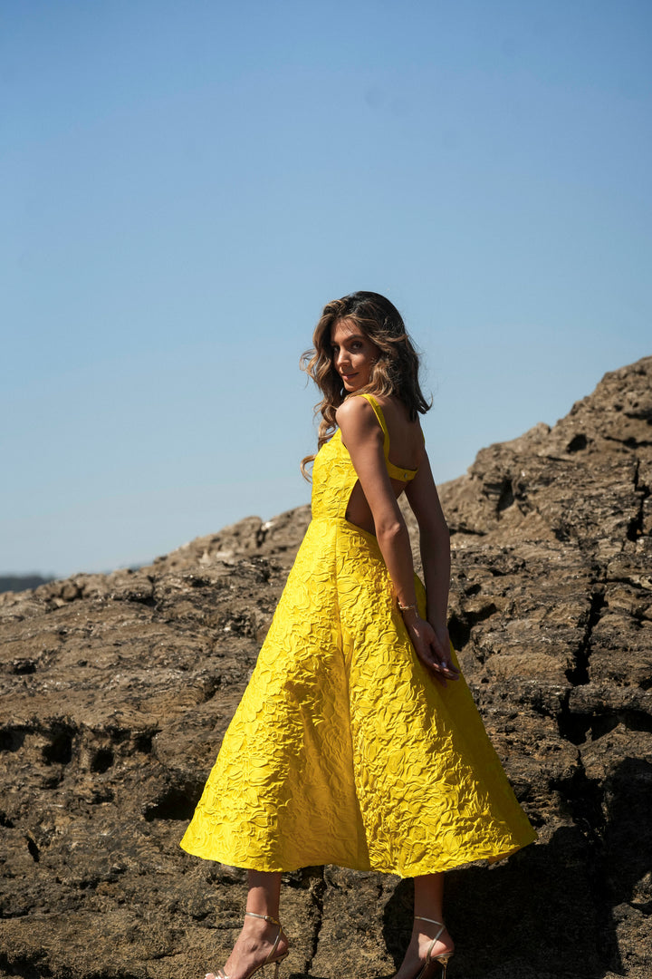 MARTINA YELLOW DRESS