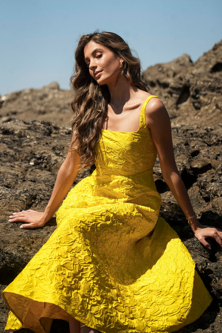 MARTINA YELLOW DRESS