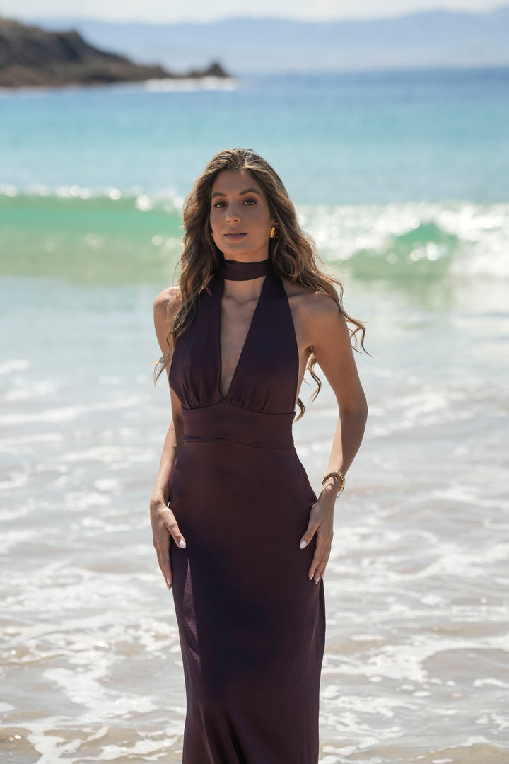 AURA BROWN DRESS