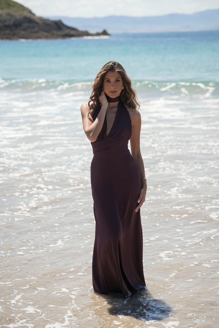 AURA BROWN DRESS