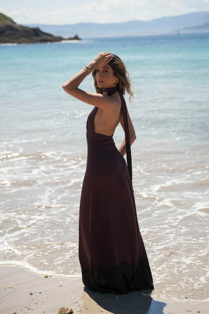 AURA BROWN DRESS
