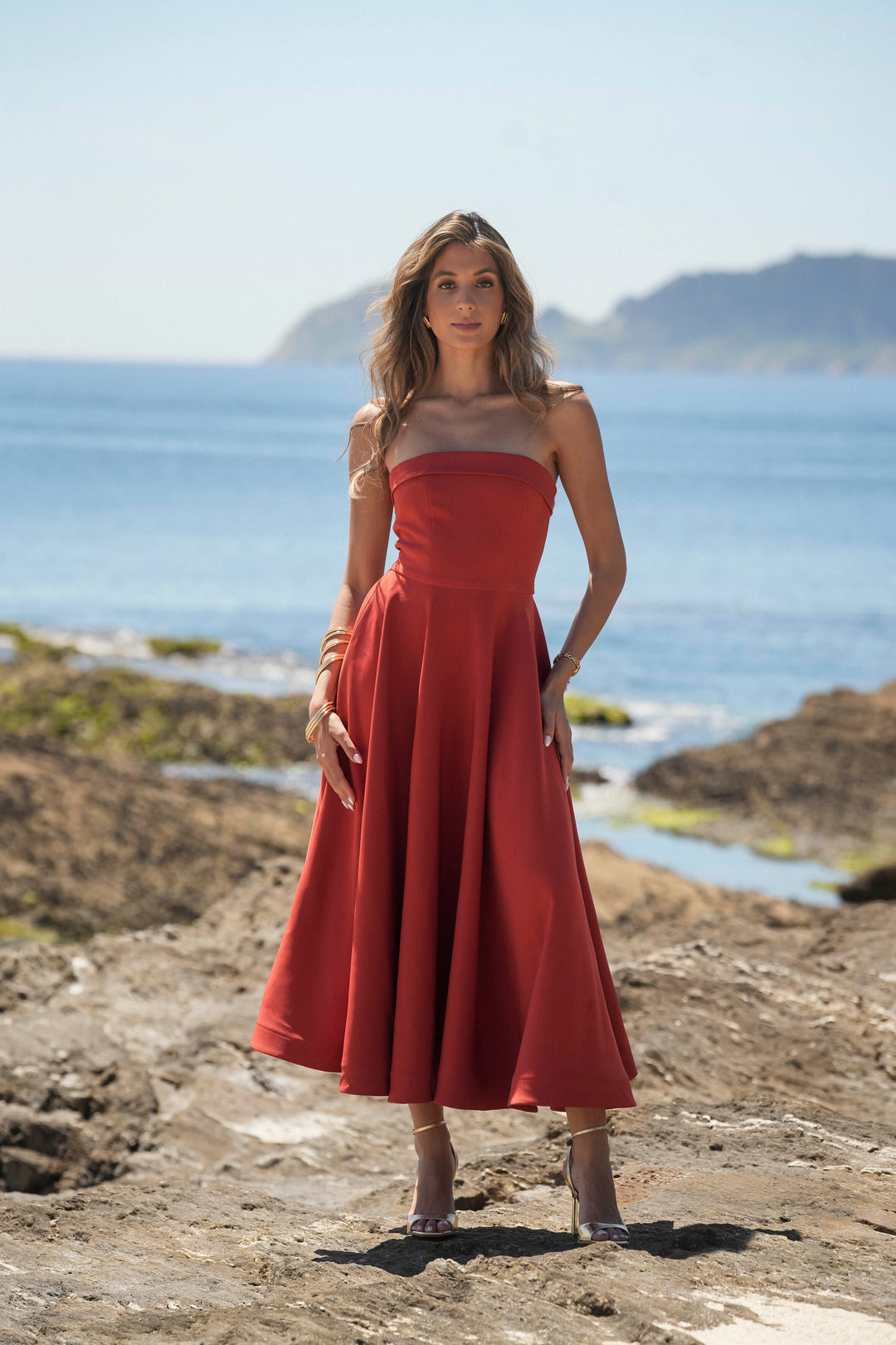 VESTIDO ADELLE NARANJA