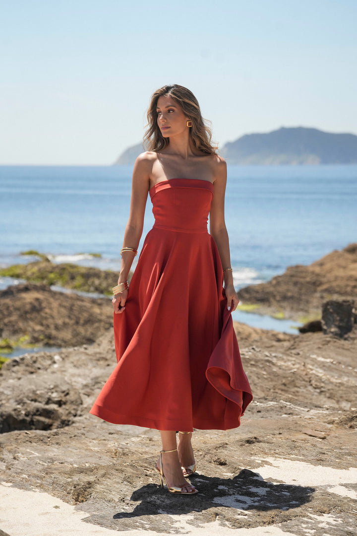 VESTIDO ADELLE NARANJA
