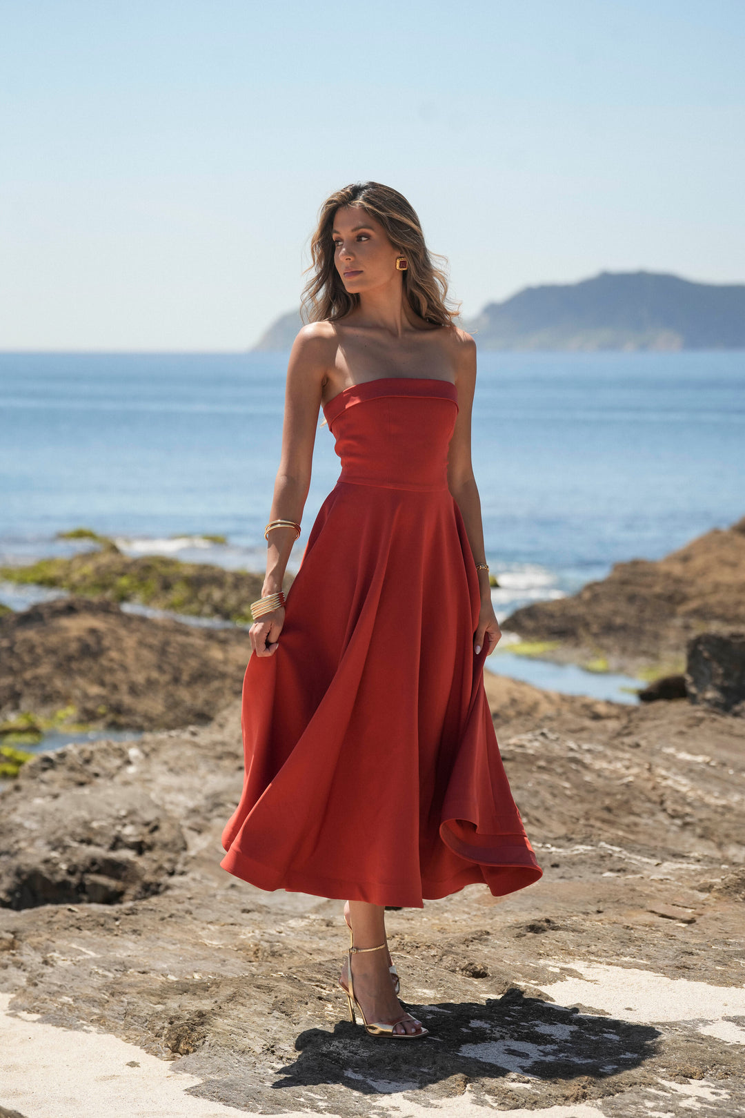 VESTIDO ADELLE NARANJA