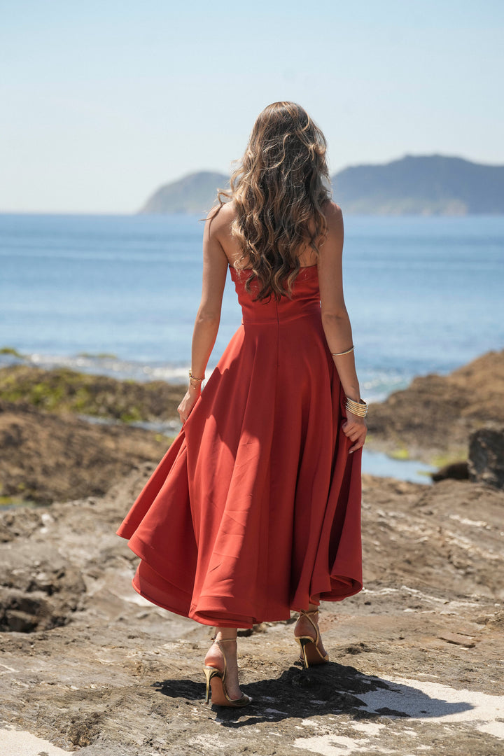 VESTIDO ADELLE NARANJA