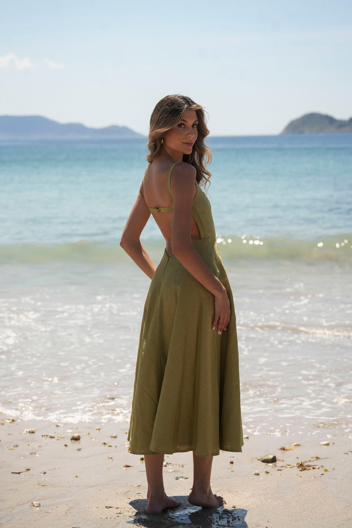 MARTINA GREEN DRESS