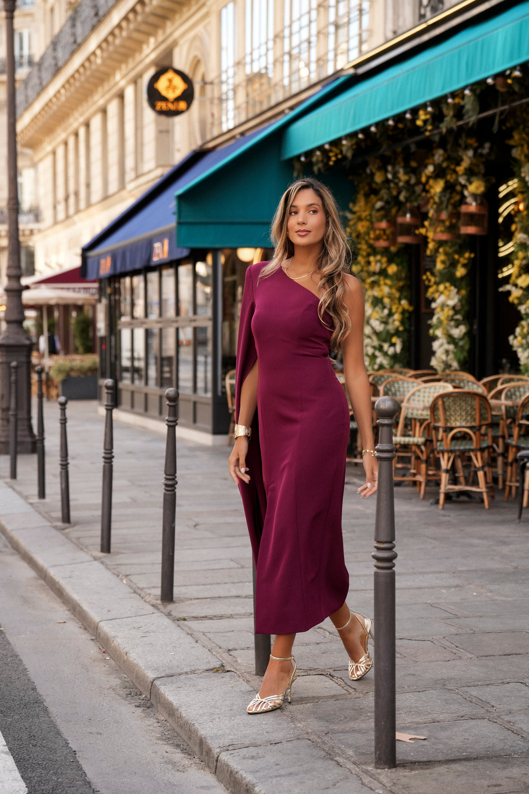 ROBERTA GARNET DRESS