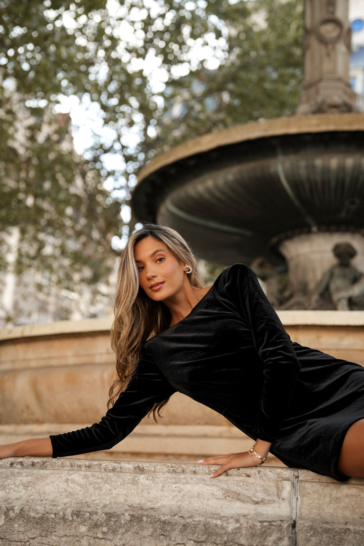 STELLA VELVET DRESS