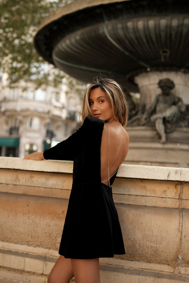 STELLA VELVET DRESS