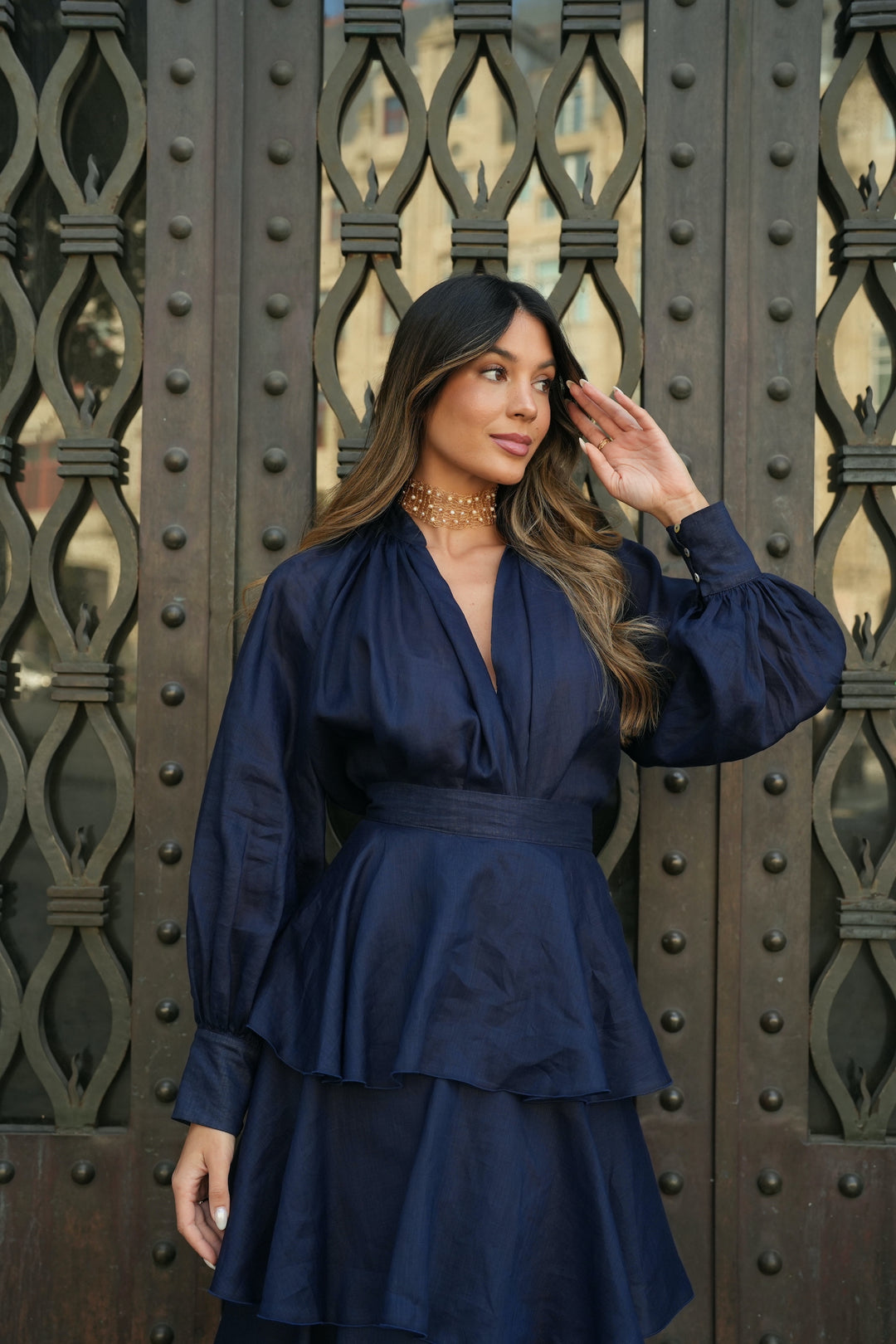 BLOUSE BRISA LIN MARINE