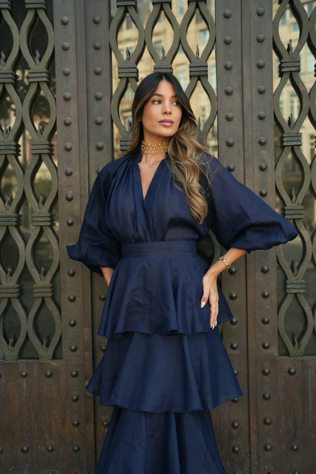 BLOUSE BRISA LIN MARINE