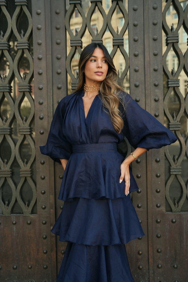 BLOUSE BRISA LIN MARINE