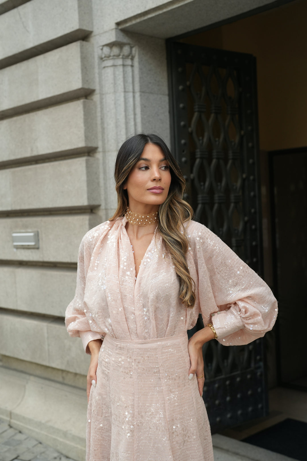 CHEMISIER BRISA PAILLETTES