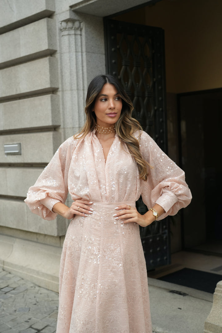 CHEMISIER BRISA PAILLETTES