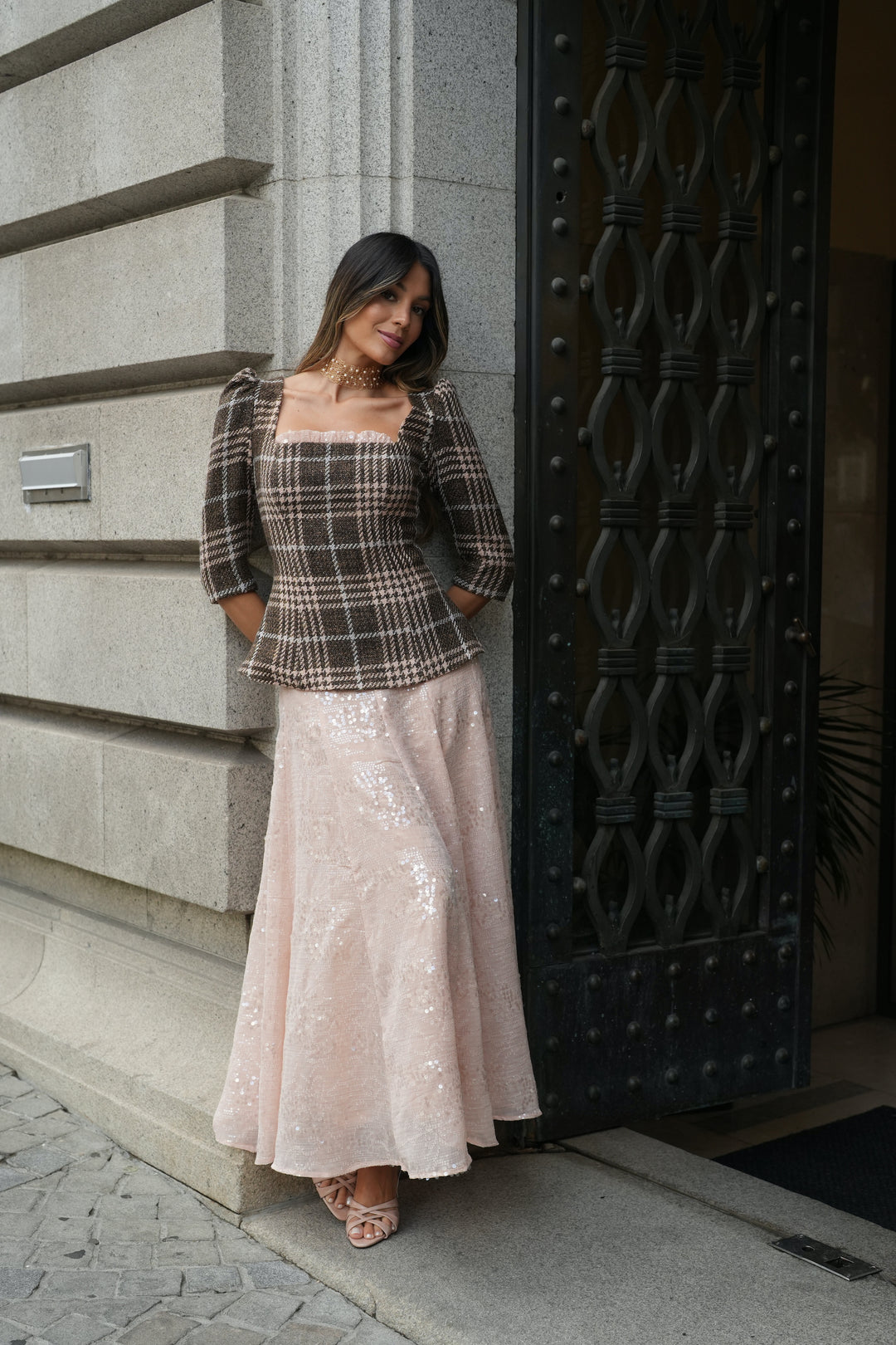 FALDA AMAZONA LENTEJUELAS