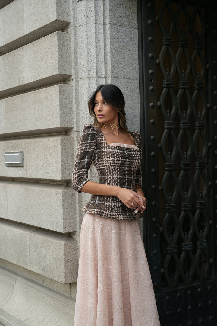 FALDA AMAZONA LENTEJUELAS