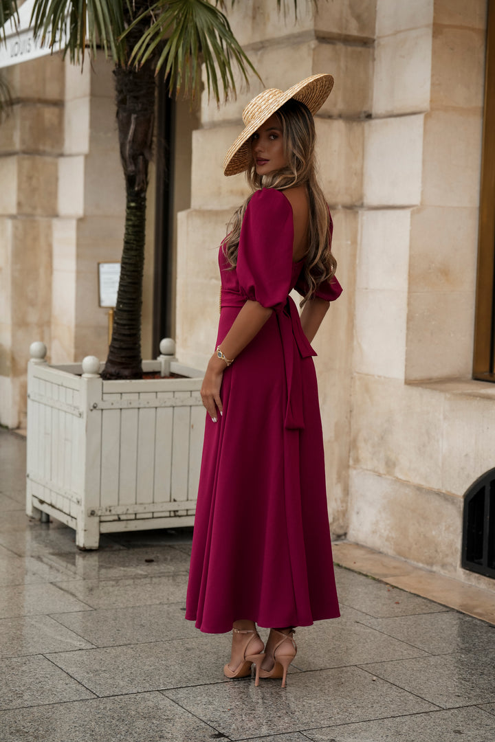 CAMILLE PETROLEUM BLUE DRESS