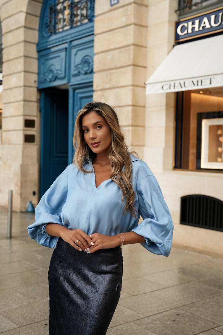 SENA BLUE SHIRT