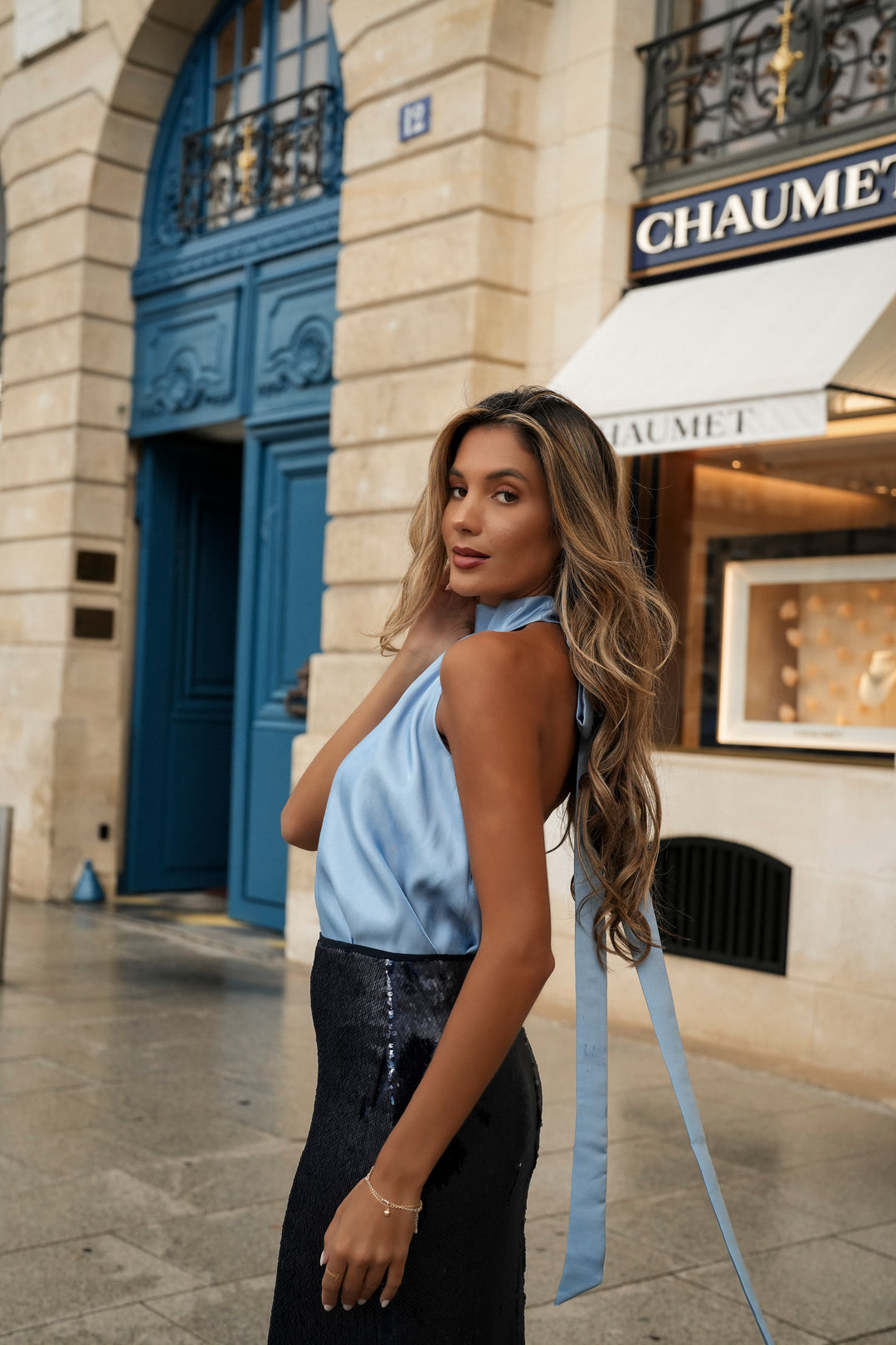 BLUE LIGHT TOP