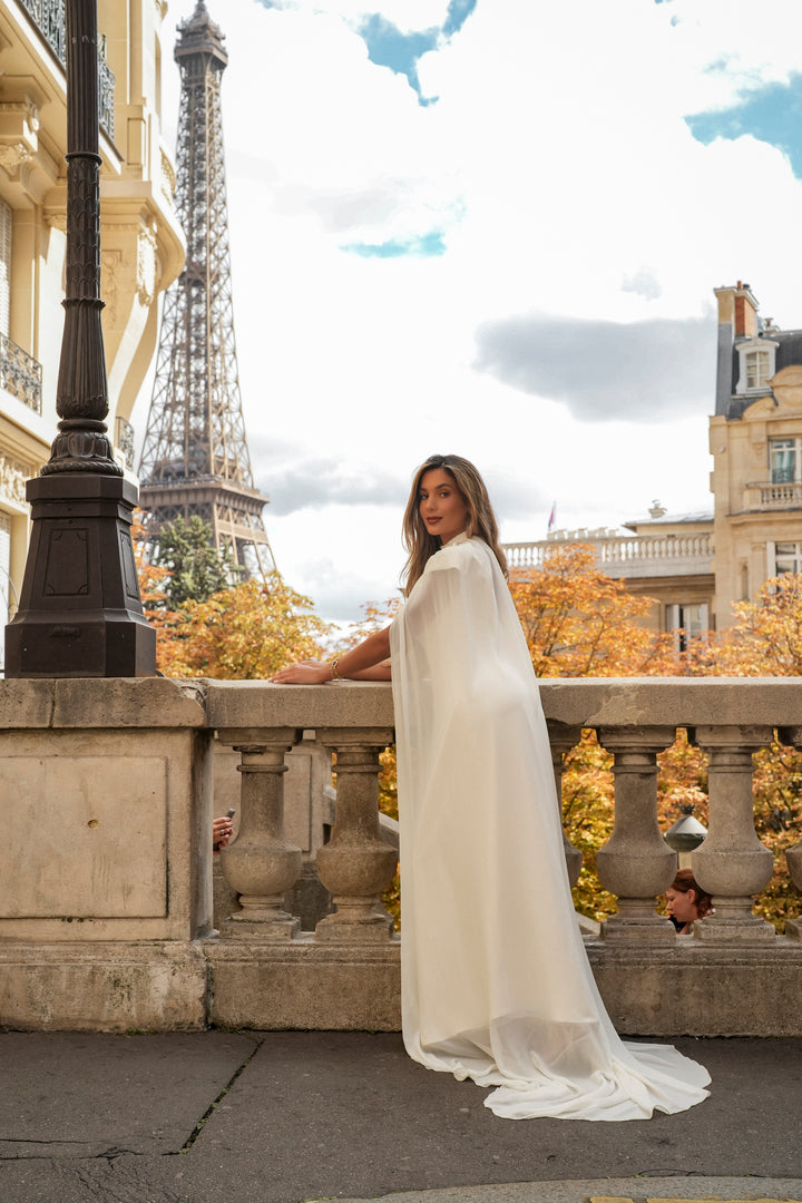 AURELIE BEIGE CAPE