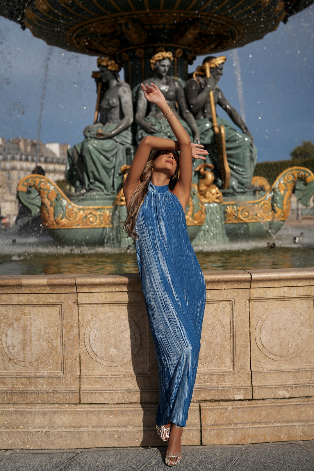 CONSTANCE BLUE DRESS
