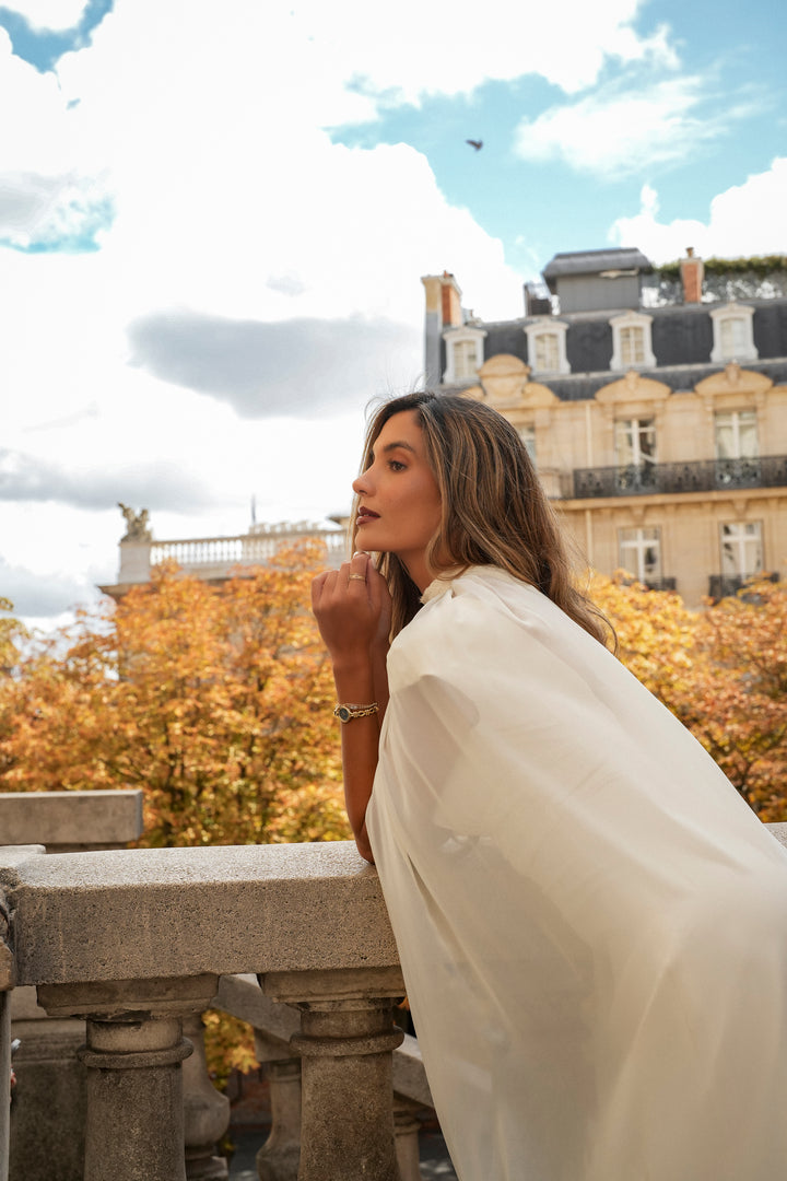 AURELIE BEIGE CAPE