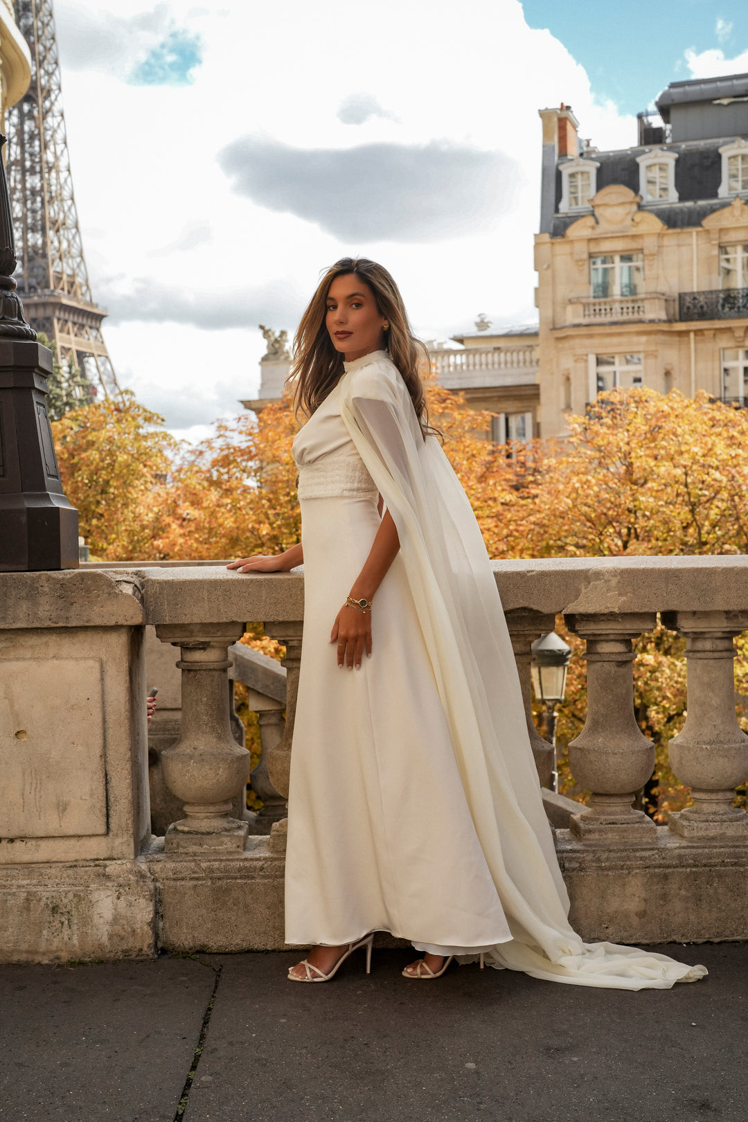 AURÉLIE BEIGE DRESS