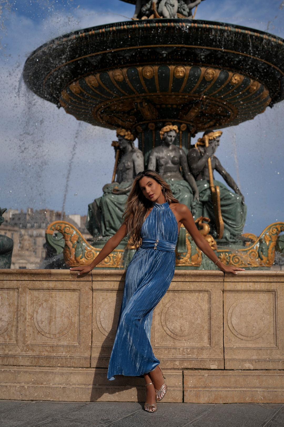 CONSTANCE BLUE DRESS