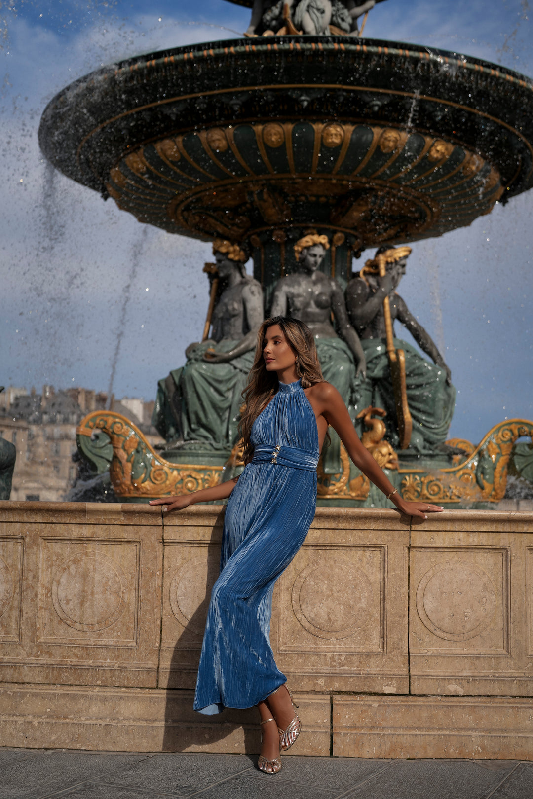 CONSTANCE BLUE DRESS