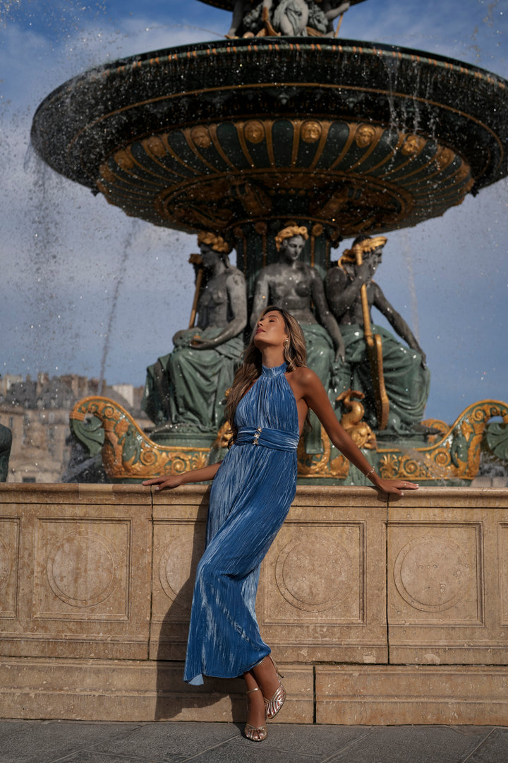 CONSTANCE BLUE DRESS