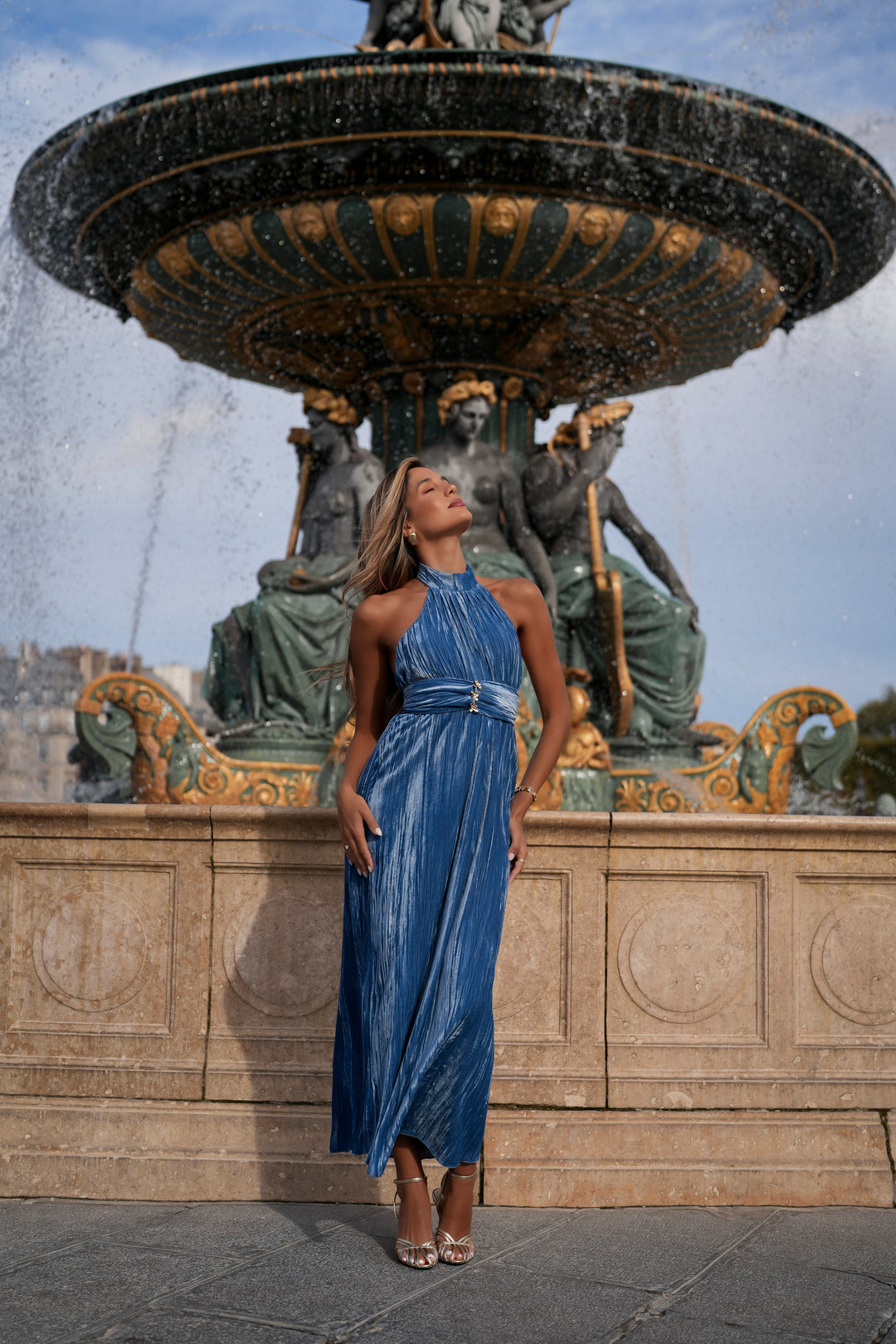 CONSTANCE BLUE DRESS