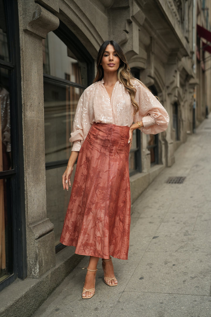 JUPE AMAZONA JACQUARD