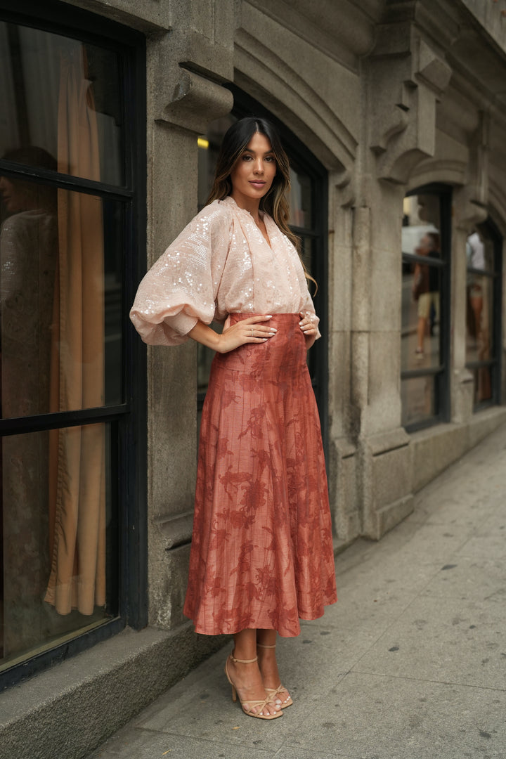 JUPE AMAZONA JACQUARD