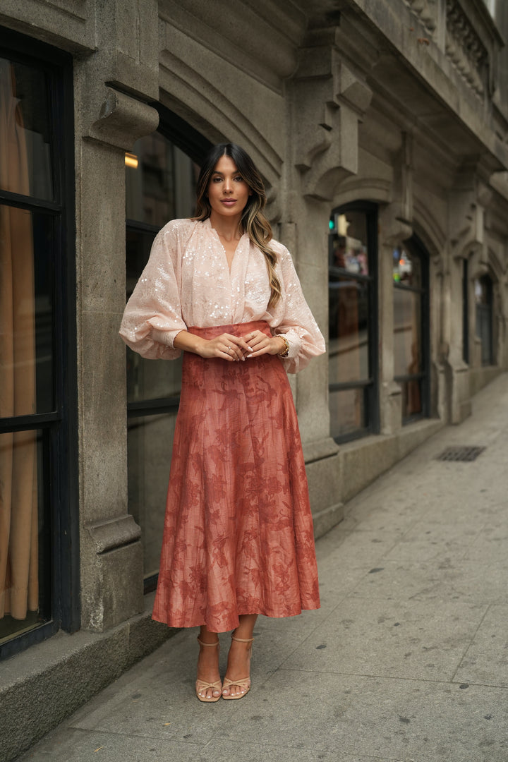 JUPE AMAZONA JACQUARD