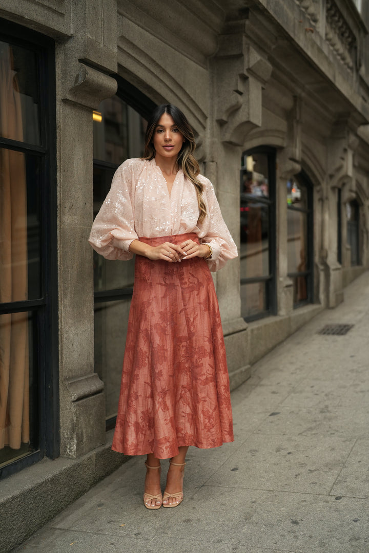 JUPE AMAZONA JACQUARD