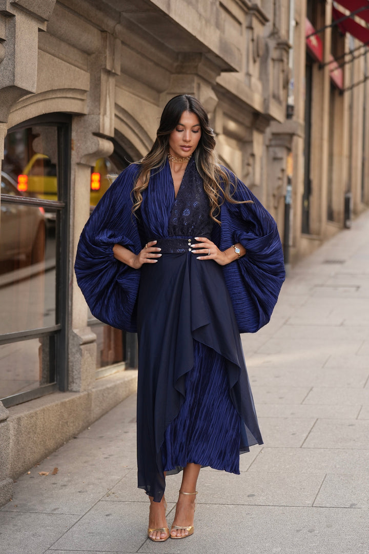 NAVY RIAD DRESS