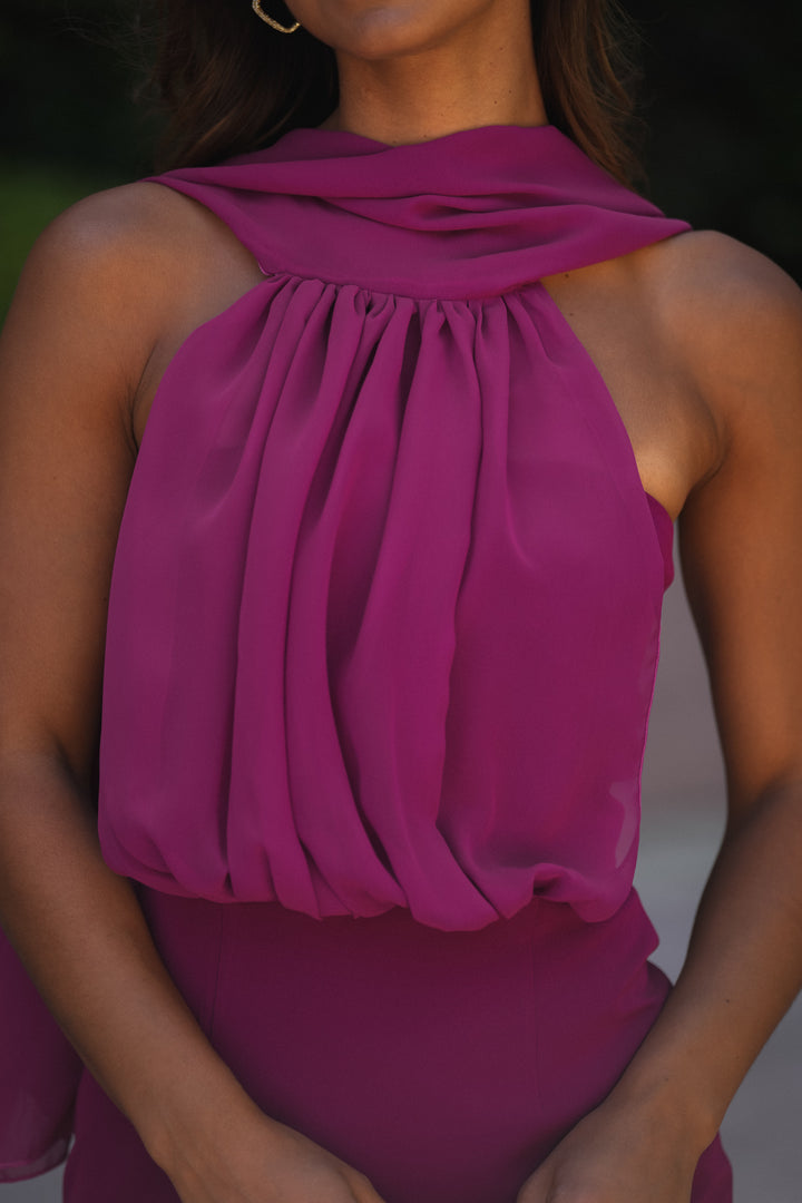 ROBE MANUELA MAGENTA