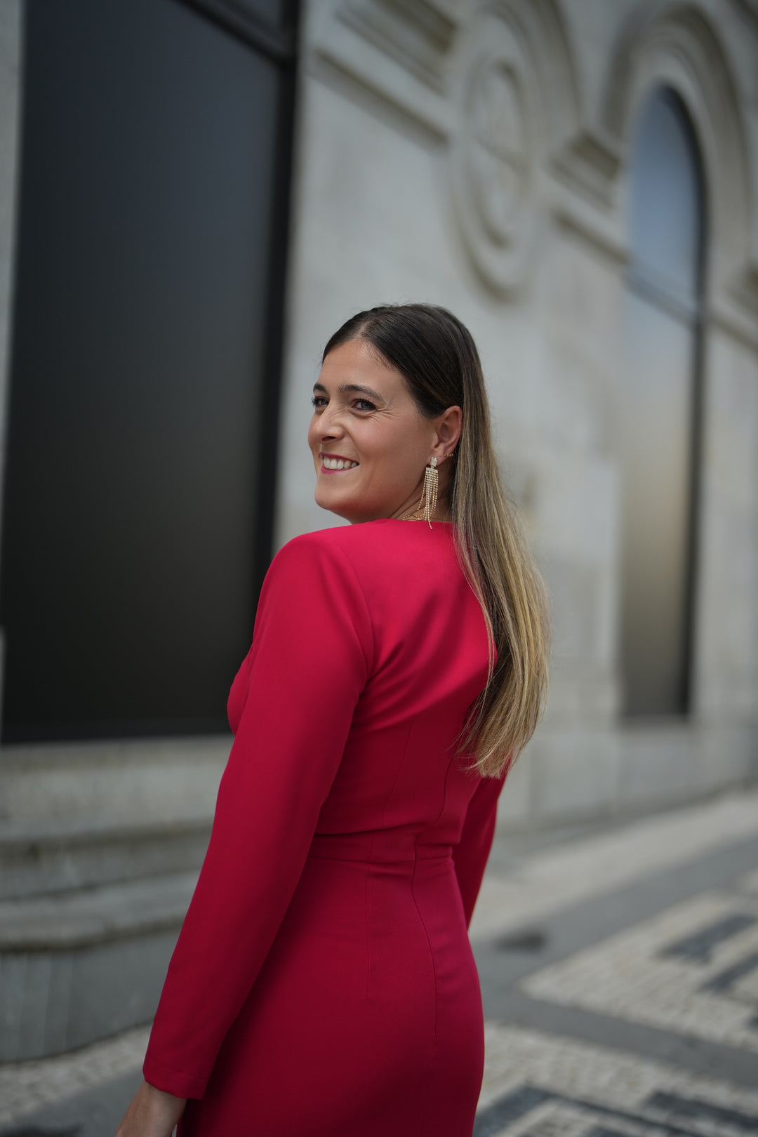 VESTIDO SELINA ROJO